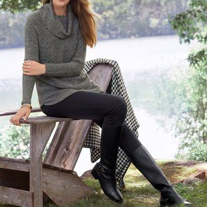 Talbots High Waist Ponte Knit Jegging Ankle